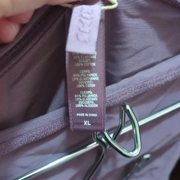 NWT SKIMS Mesh High Waisted Bikini Brief XL Plum - Picture 5 of 5